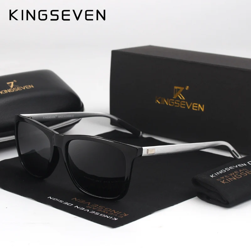 KINGSEVEN новые модные брендовые дизайнерские алюминиевые солнцезащитные очки TR90