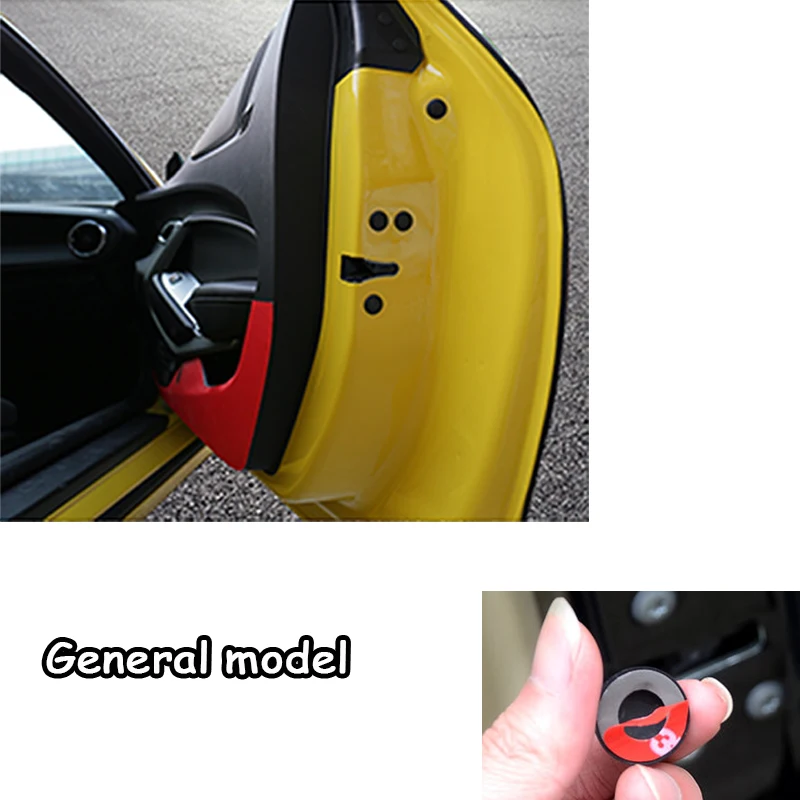 Автомобильный Стайлинг 12 шт. дверные винты чехлы наклейки для Renault Megane Captur Mitsubishi