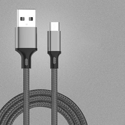 Gray Sarika 0,5 м 1 м 1,5 м 2 м 3 м Micro USB кабель для мобильных телефонов Android Быстрая зарядка Макс A Microusb данных нейлоновый плетеный кабель провод - Цвет: Gray