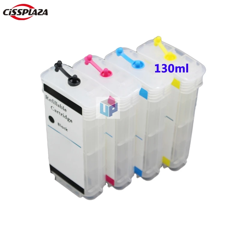 

CISSPLAZA compatible for hp10 82 Designjet 500 500ps 800 800ps 815MFP 820MFP cc800pc refillable ink cartridge C4844A C4911 C4912