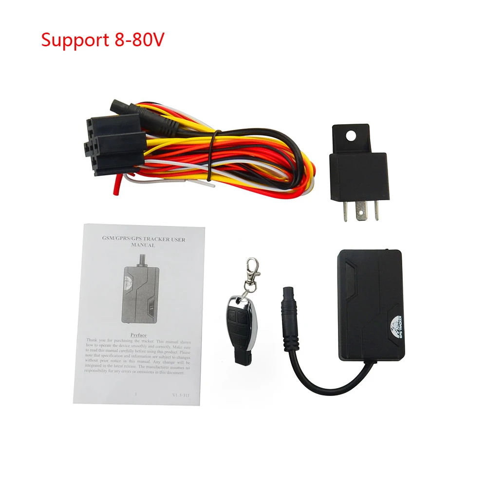 Conban автомобиля gps GSM GPRS трекер локатор gps 311C TK311C для автомобиля, мотоцикла, скутера можно отрезать двигателя 8 V-80 V автомобиль gps трекер - Цвет: No Box 8-80V