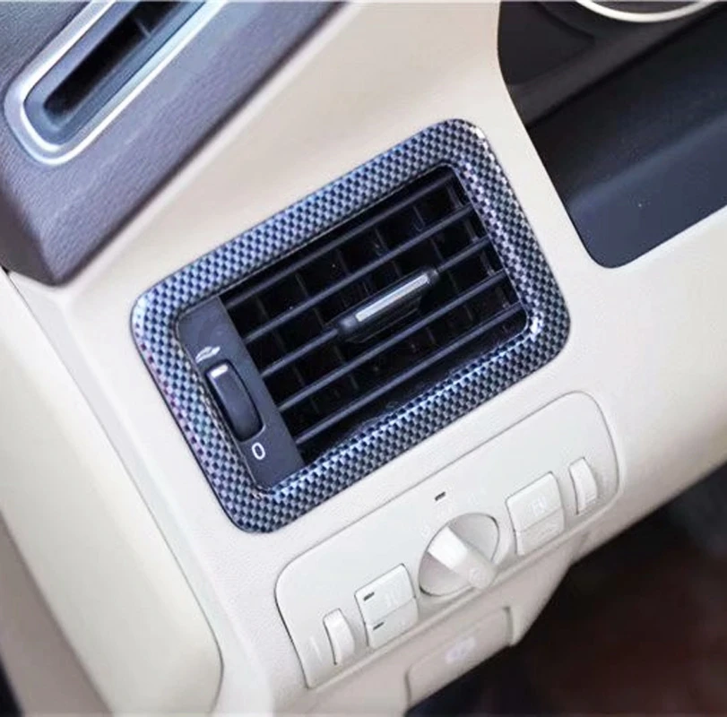 TOMEFON ABS углеродное волокно краска для Volvo S80 2009 до 2011 интерьер спереди вентиляционное отверстие переключения передач переключатель окна панель Стайлинг отделка