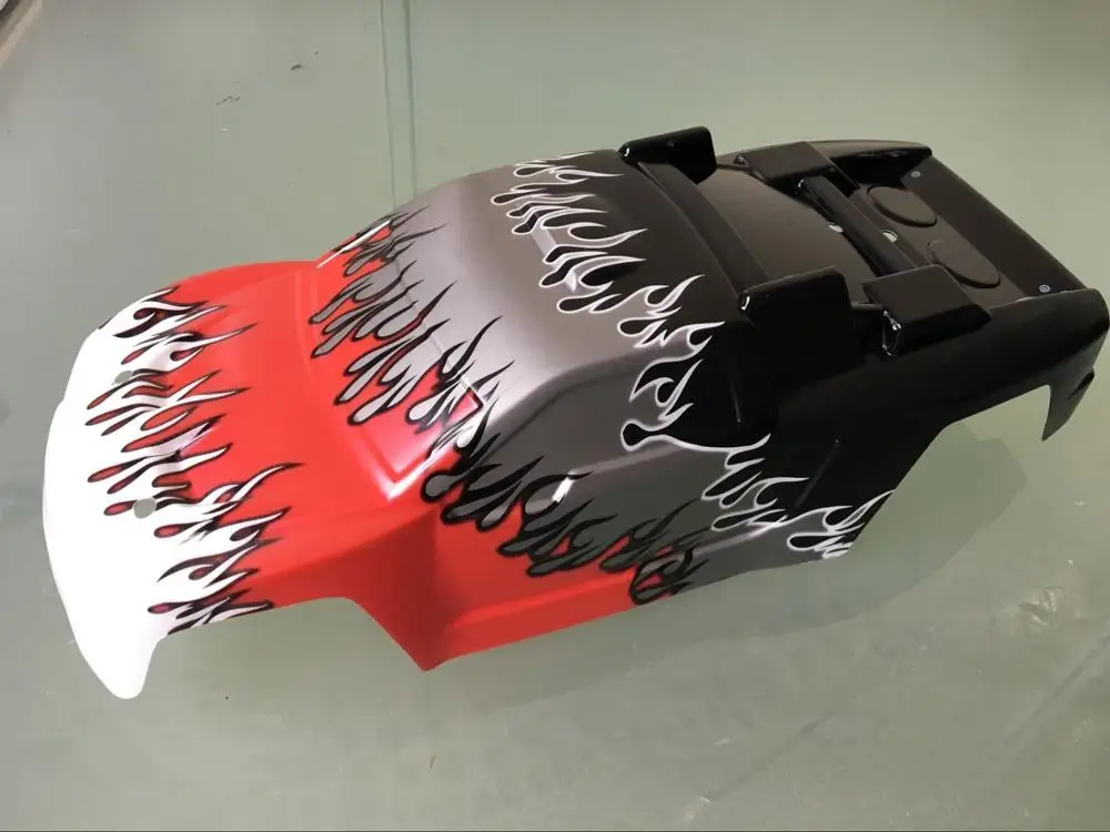 B Корпус для HRAXXAS 1/10 SUMMIT HNR-MARS BIGFOOT 4 бесщеточный Monster Truck FS HSP Redcat TAMIYA CC01 Land Cruiser Pajero Bullhead - Цвет: B