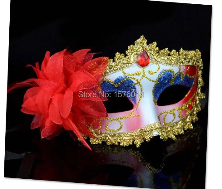 10 шт./лот сексуальные женские маскарадные маски для Хэллоуина венецианские с