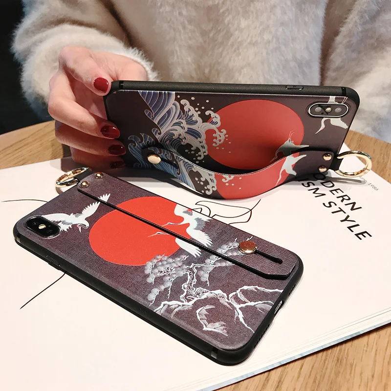 Ремешок на запястье мягкий чехол для Huawei P20 P30 Pro Lite P10 plus Honor 10 7A Mate 20 Nova 3 3i 2s 3e 4 4e Enjoy