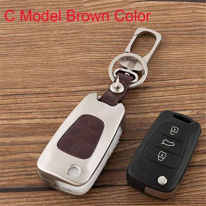 Zinc Alloy+Leather Car Key Case Cover For Hyundai I30 For Kia Rio K2 K5 Soul Ceed Sportage Forte Cerato
Zinc Alloy+Leather Car Key Case Cover For Hyundai I30 For Kia Rio K2 K5 Soul Ceed Sportage Forte Cerato