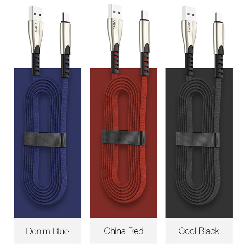 Кабель USB Type-C 3A для быстрой зарядки шнур передачи данных Type-c зарядное устройство