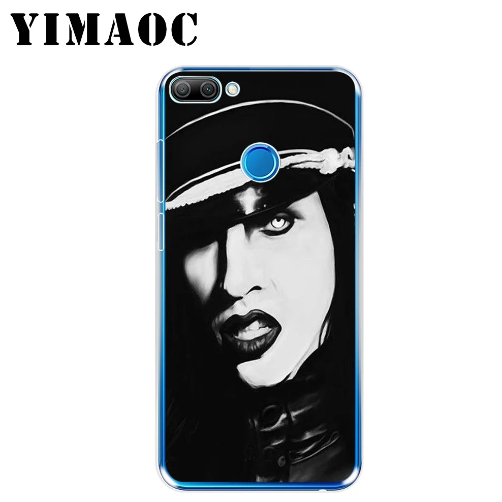 YIMAOC Marilyn Manson Soft Case for Huawei Mate 30 20 P30 P20 P10 P9 P8 2015 2016 2017 P Smart Lite Pro |