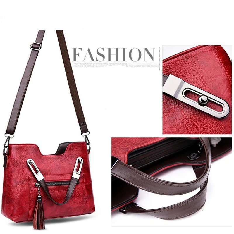 Luxury Handbags Women Bags Designer Ladies High Quality Leather Famous Brand Casual Tote Sac A Main 2018 | Багаж и сумки
