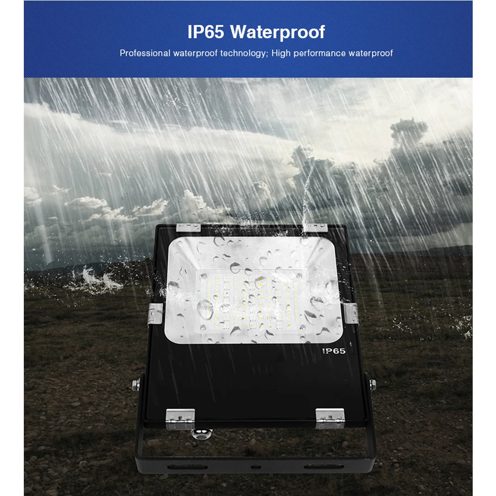 Mi светильник RGBW светодиодный прожектор уличный водонепроницаемый мощностью 10 Вт