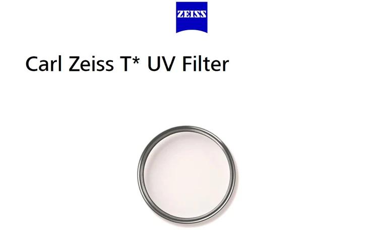 Carl Zeiss T* UV фильтр 49 52 55 58 мм 62 67 72 77 82 мм Профессиональный многослойный ультратонкий HD MC UV для объектива камеры