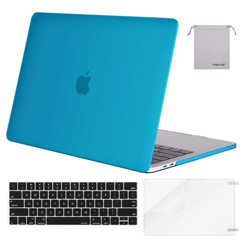 MOSISO матовый чехол для ноутбука Macbook Pro retina Air 11 12 13 15 чехол для New Air 13 A1932 New Pro 13 15 с сенсорной панелью