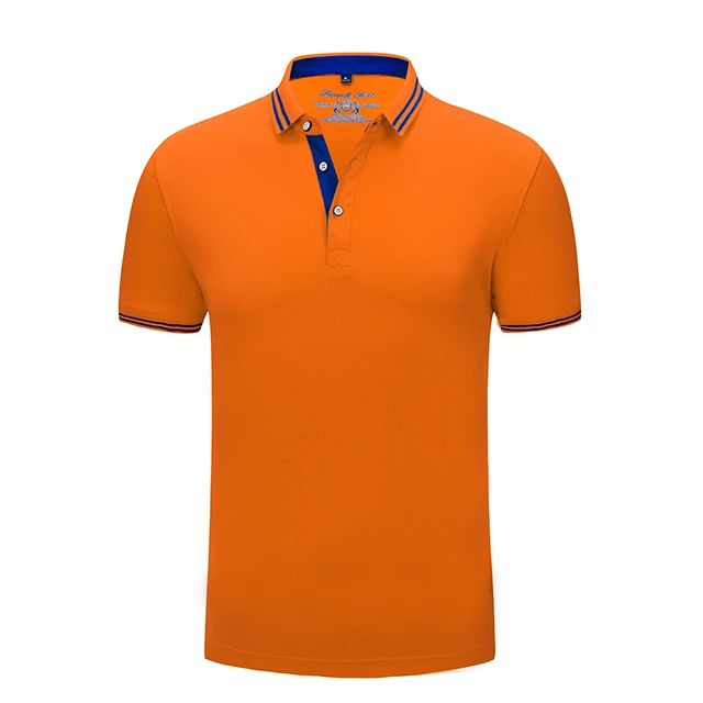 orange Одежда Для Гольфа Мужская и wo мужская летняя футболка для гольфа с коротким рукавом быстросохнущая дышащая футболка для гольфа одежда для гольфа на заказ - Цвет: orange