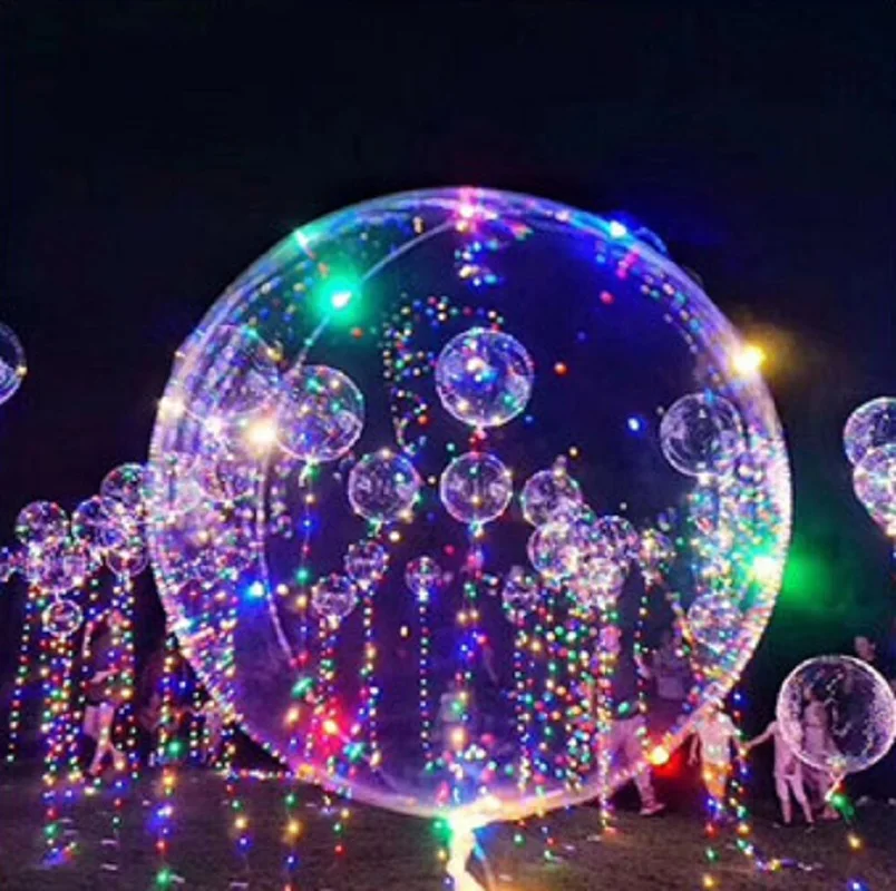 10 комплектов 18/24 дюймов светящийся светодиодный воздушный шар 3 м Led струнные огни