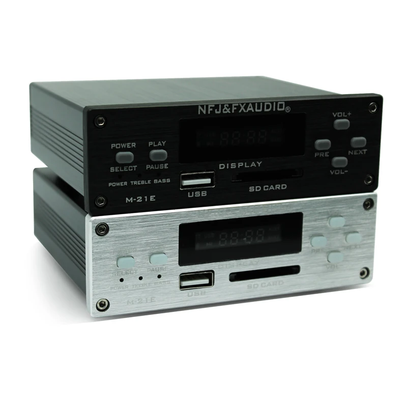 FX аудио M 21E Цифровые усилители Bluetooth V2.1 + EDR USB DAC Мощность усилитель HIFI Портативный