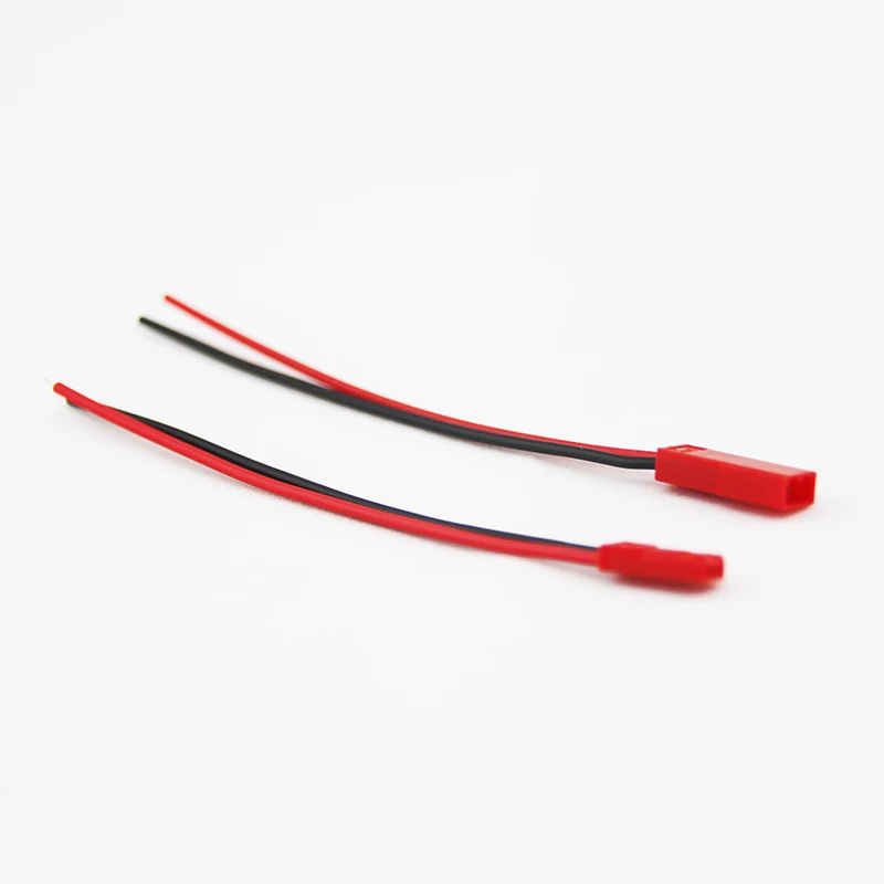 100 пар мм JST мужской + гнездовой разъем для RC Lipo батареи часть подключения кабеля