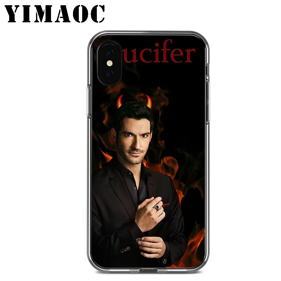 YIMAOC Lucifer Tv показывает Мягкий силиконовый чехол для Apple Iphone 11 Pro Xr Xs Max X 10 8 Plus 7 6S 6 SE 5s 5