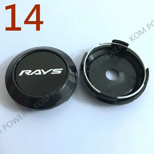 14 KOM POWER автомобильный Стайлинг 64 мм Центральная крышка s ADVAN ENKEI эмблема VOLK RAYS WORK SSR наклейка колпачок ступицы колеса Крышка для обода колеса автомобиля-крышка - Название цвета: 14