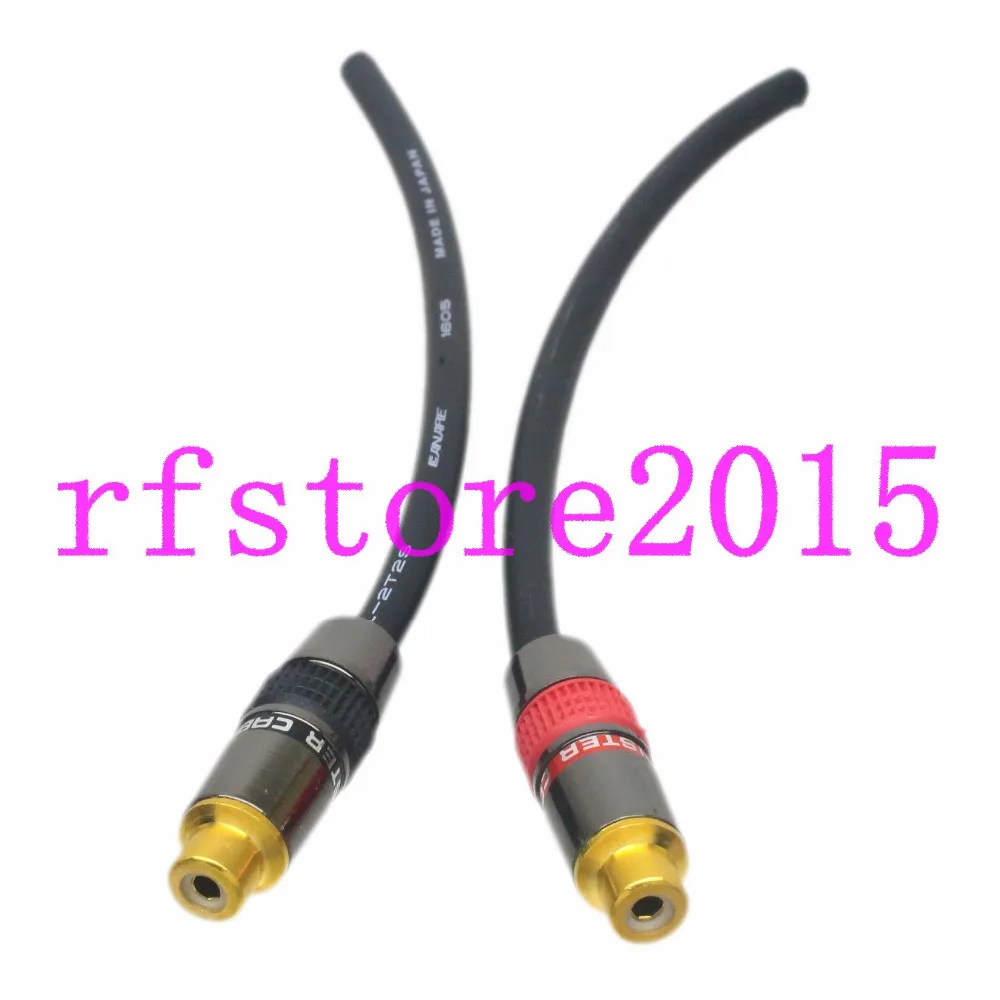 1 пара (красный + черный) RCA гнездовой аудиоприемник кабель для динамика может быть
