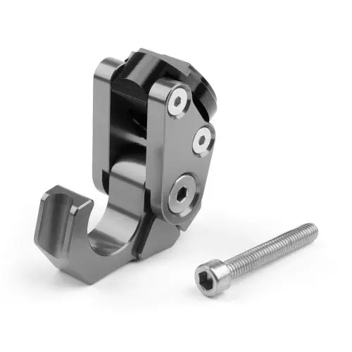 Titanium Areyourshop шлем вешалка для бутылок держатель CNC Алюминиевые крючки из сплава M6 для Yamaha NMAX 155 NMAX155 RC150 для Honda Scoopy - Цвет: Titanium