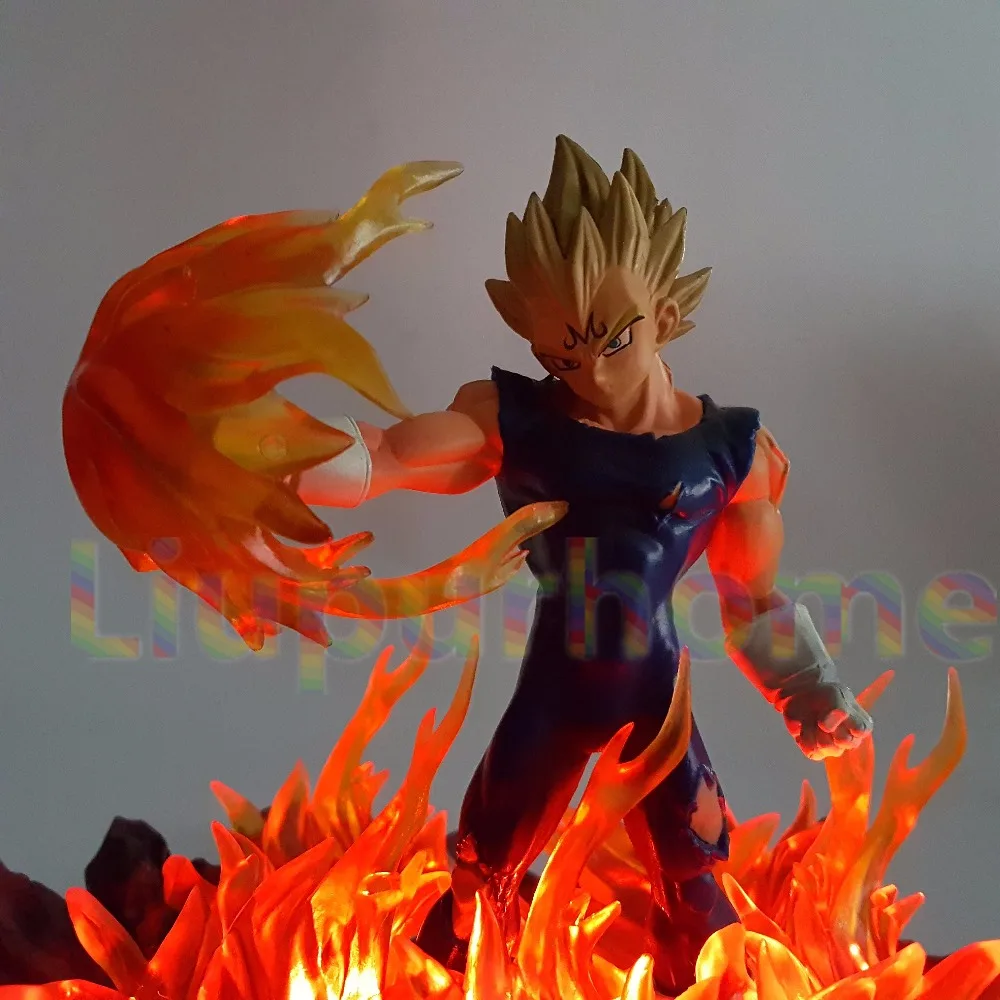 Dragon Ball Z Vegeta Супер Saiyan Светодиодная лампа освещения огненная база Dragon Ball и Super Goku Vegeta ночные светильники