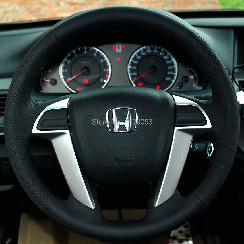 Чехол для Honda ACCORD 8 чехлы на руль автомобильный Стайлинг сделай сам натуральная