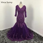 2021 вечернее платье с V-образным вырезом, настоящие фотографии, вечернее платье с длинным рукавом, индивидуальные кружевные платья с бисером для вечеринки, вечернее платье