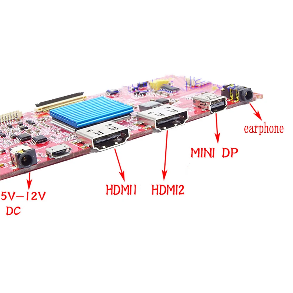 Плата контроллера eDP 4K LCD с двойным HDMI 2 0 + MINI DP работает для Φ 40Pin | Электроника