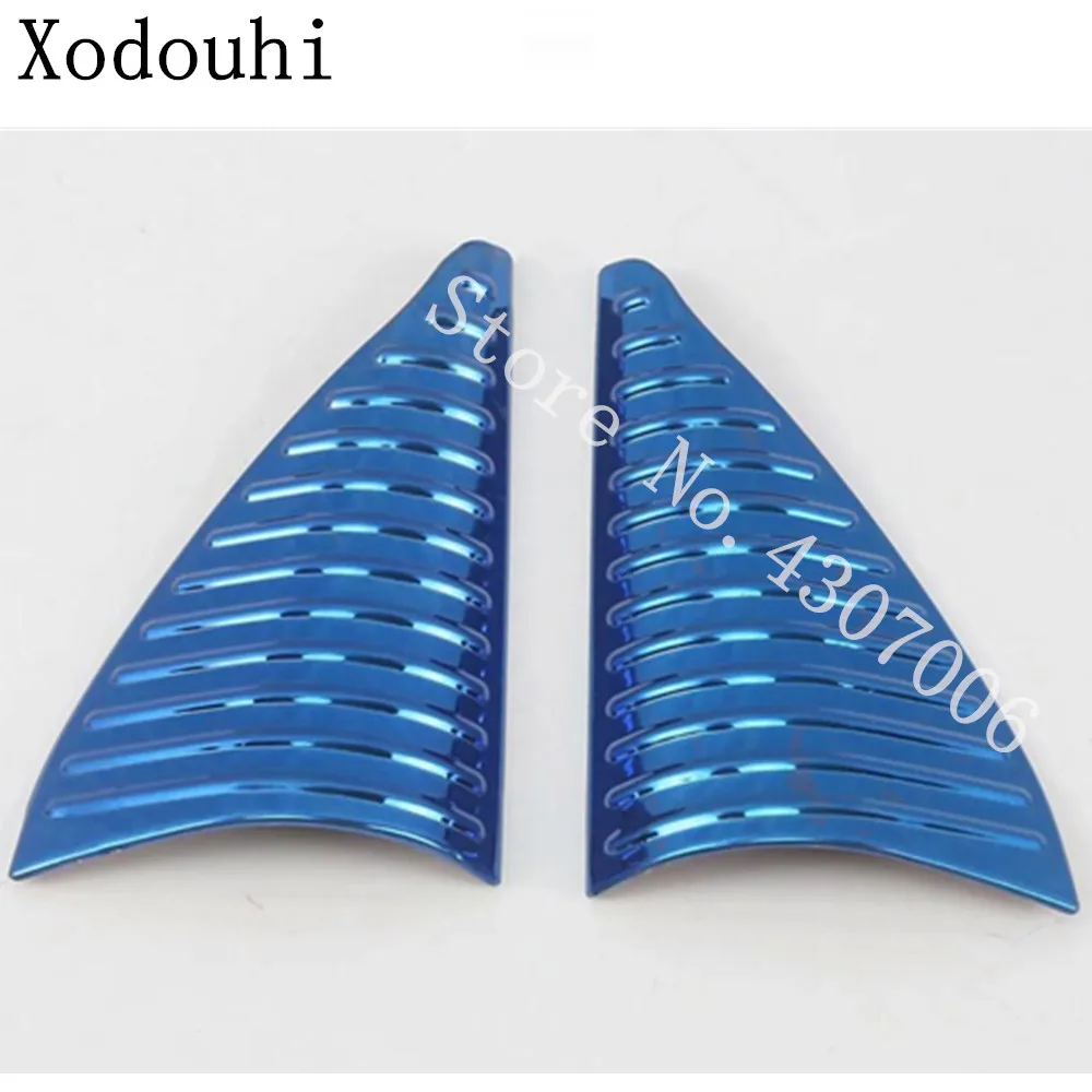 Car Stick Column Audio Speak Cover Window Windshield Side Triangle Trim 2pcs For Hyundai Kona Encino Kauai 2017 2018 2019 2020 | Автомобили