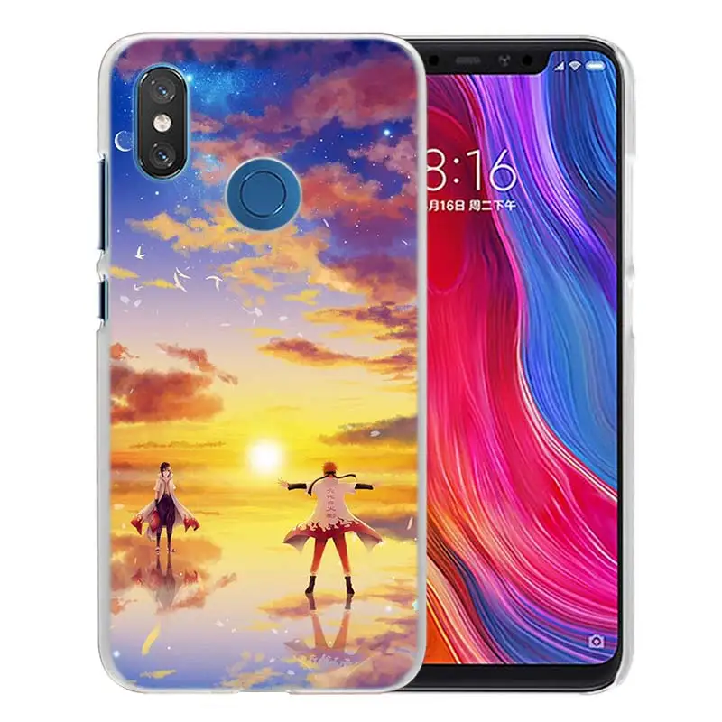 09 Чехол аниме для Xiao mi Red mi Note 7 K20 Go 6 6A Pro S2 mi 9T CC9 Play 8 lite A2 A1 Прозрачный жесткий чехол Наруто Харуно Сакура - Цвет: 09