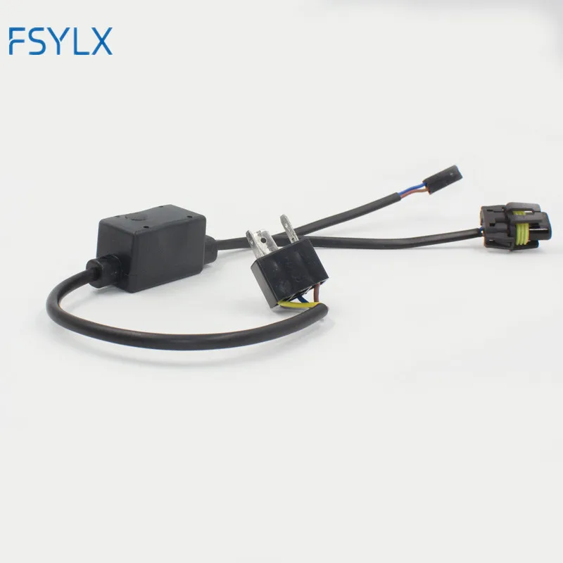 FSYLX 10 шт. универсальные H4 Hi Lo реле жгуты проводки Ксеноновые балластные кабели