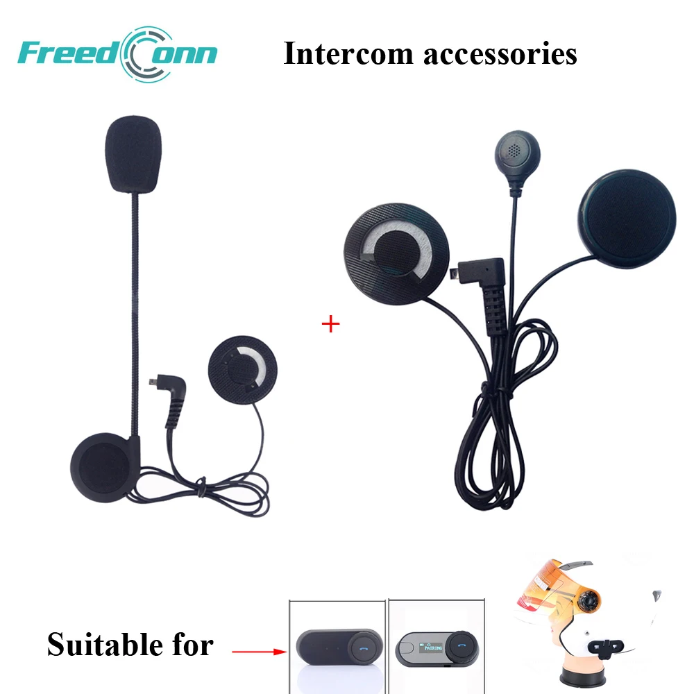 Гарнитура QPLOVE FreedConn для мотоциклетного шлема с Bluetooth гарнитурой стандартный и