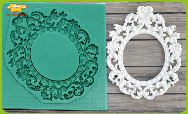 Форма LXYY для помадки фоторамка в стиле ретро | Дом и сад