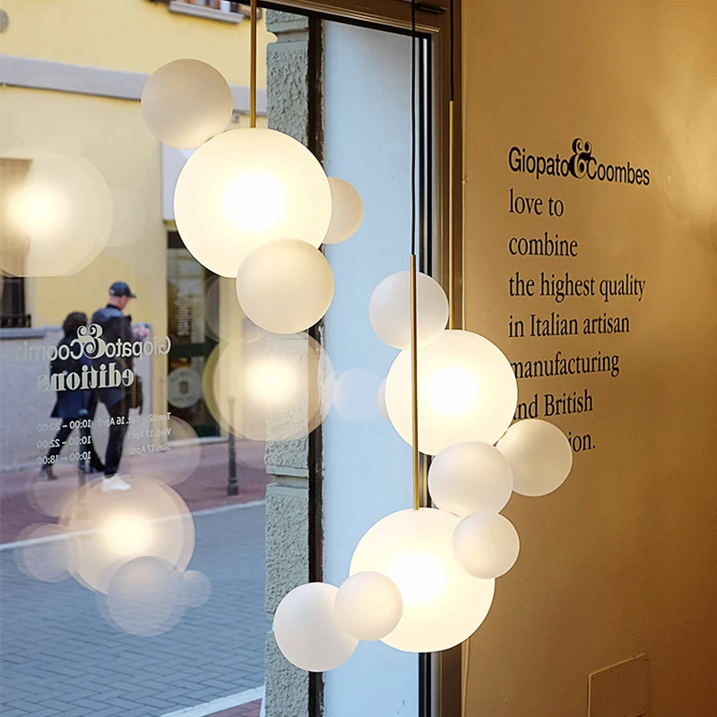 Современный подвесной светильник с Микки-Маусом стеклянный шар Светильники для