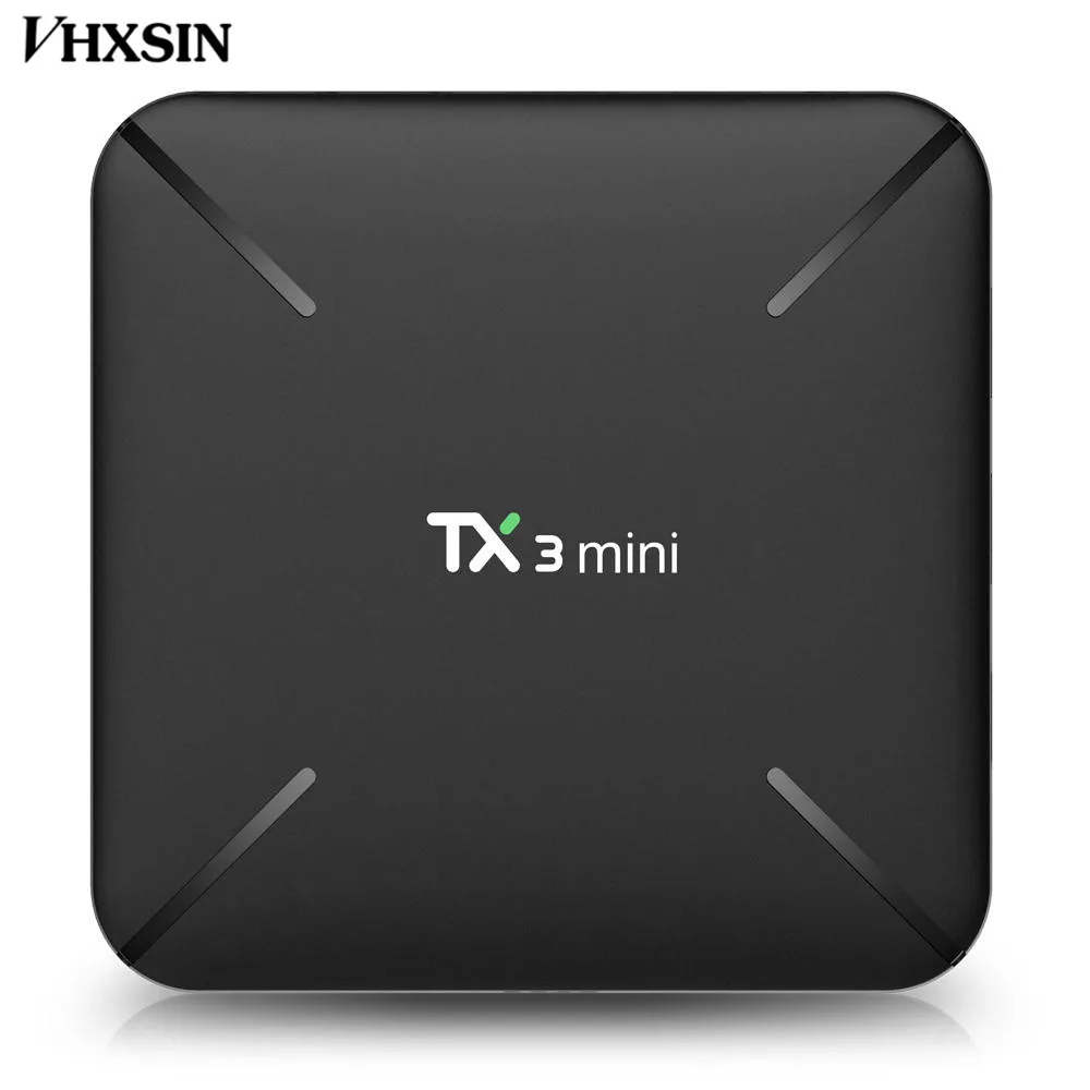 VHXSIN 20 шт./лот Tanix TX3 mini L Android TV BOX 7 1 S905W 4K HD Set Top Box 1GB 8GB Smart top Box|ТВ-приставки и