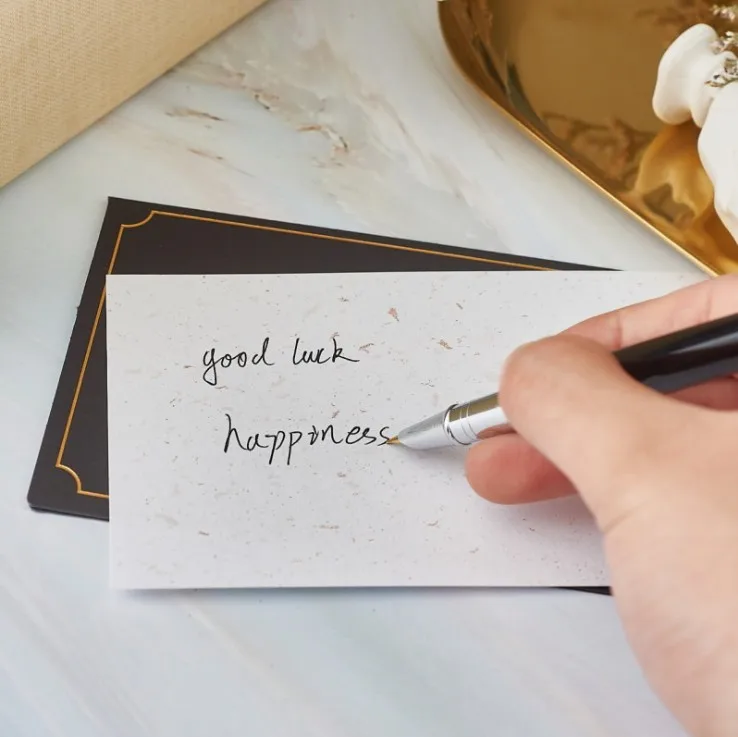 1 шт. креативная поздравительная открытка на день рождения Рождество бронзовая