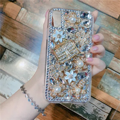 Роскошный блестящий чехол со стразами в виде тыквы для Samsung Galaxy S21 S20 Ultra S10 S9 S8 Plus Note