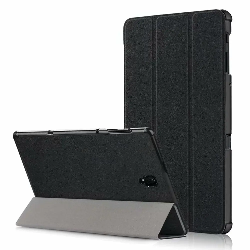 Black Магнитный чехол-книжка для samsung Galaxy Tab A 10,5 ''SM-T595 T590 T597 Tab A T595 10,5'' защитный чехол-книжка для планшета - Цвет: Black
