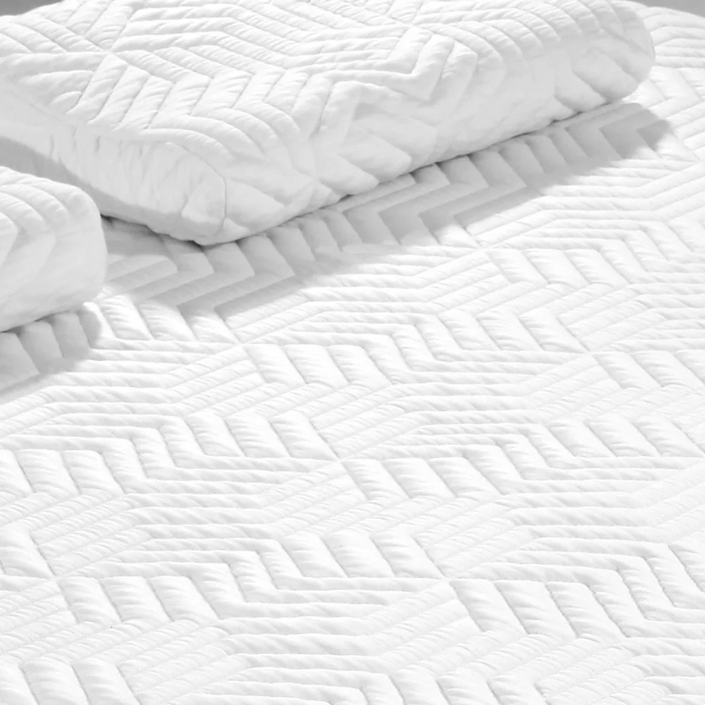 Full Size 10" Two Layers Traditional Firm High Softness Cotton Mattress with 2 Pillows Breathable Memory Foam Mattress