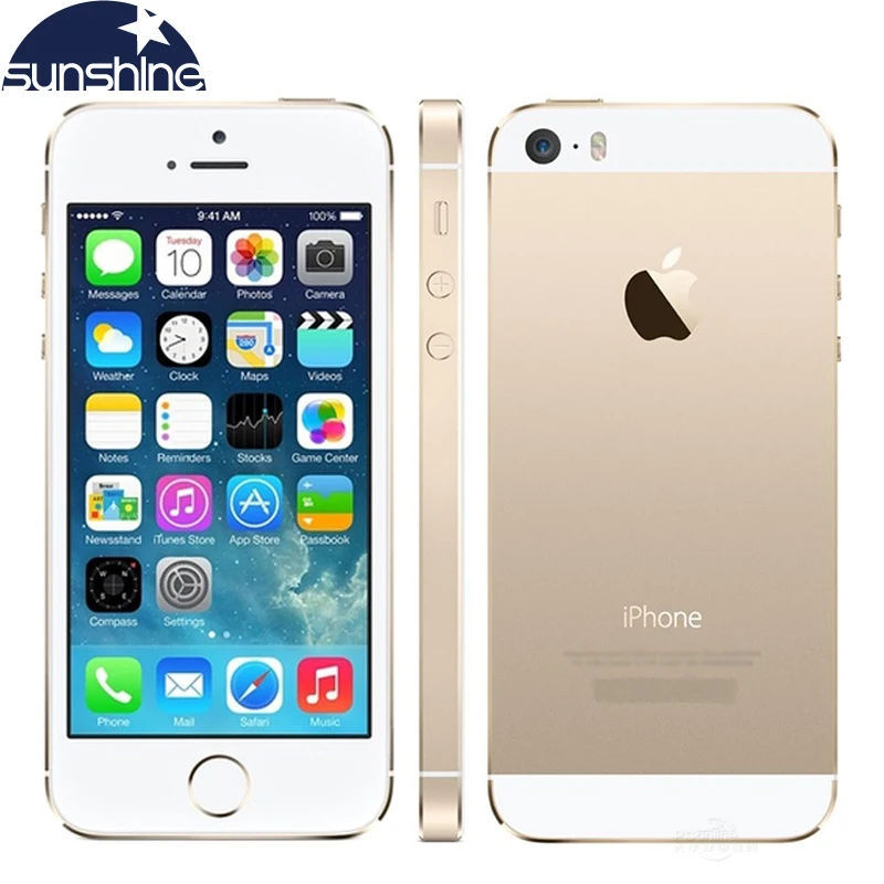 Оригинальный Apple разблокированный iphone 5S IOS мобильный телефон г 4 0 'Ǝ MP 16 g/г 32G/64G