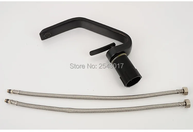 Черные краны для ванной комнаты художественные устанавливаемый на раковину