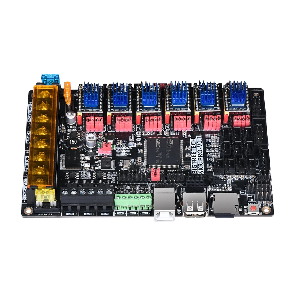 BIGTREETECH SKR PRO V1.1 32 бит wifi плата управления 3d принтер части Vs Ramps MKS Gen V1.4 с TMC2208 A4988 TMC2130 драйвер
