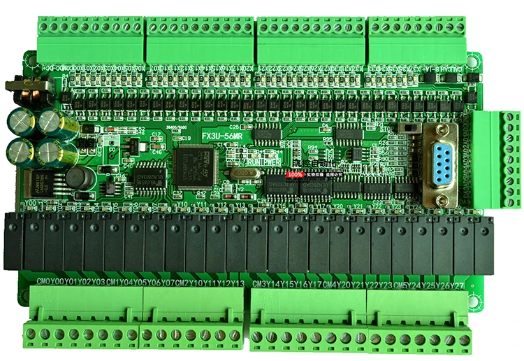 

FX1N FX2N FX3U-56MR/60MR High Speed PLC Industrial Control Board