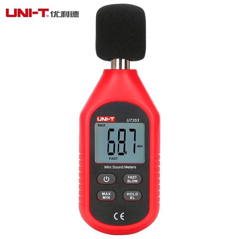 UNI-T UT353 мини-измеритель уровня звука 30~ 130 дБ измерительный прибор для измерения уровня шума дБ цифровой голосовой тестер децибел монитор