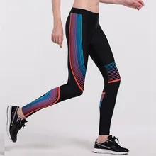 Женские спортивные штаны для занятий йогой черные леггинсы