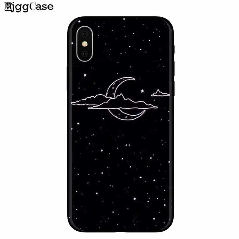 Чехол для телефона с космосом луной астронавтом iphone 11 12 Pro XS Max X XR 6 7 8 Plus SE Мягкая