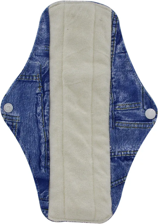 organic bamboo pad07 OhBabyKa моющийся санитарный подушечки бамбуковые тканевые подушечки многоразовые салфетки гигиенический мультяшный принт женские менструальные подушечки Размер s m l - Цвет: organic bamboo pad07