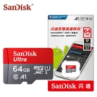 SanDisk карта памяти 16 ГБ 32 ГБ MicroSD Max 100 мс класс 10 Micro SD карта 64 Гб 128 ГБ Uitra C10 TF карта оригинальный Бесплатный адаптер