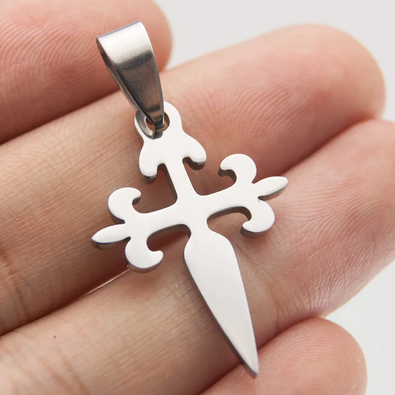 50 шт. гладкая двухсторонняя полированная копье для щуки мини кулон из