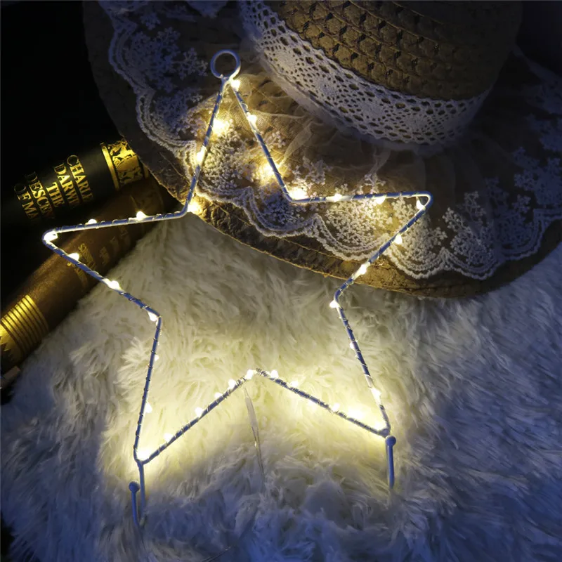 DELICORE New Vintage Iron Star Night Light On Wall Simple Fashion Lamps Lights Indoor Decoration For Party S023 | Лампы и освещение